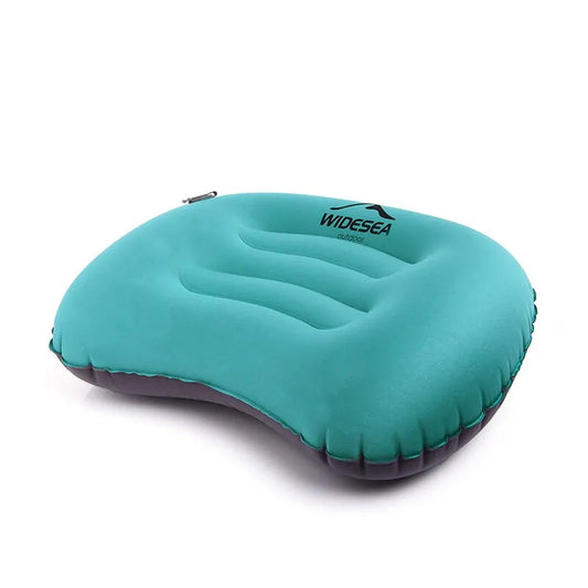 Widesea Portable Inflatable Pillow – Compressible Folding Air Cushion for Camping & Outdoor Use