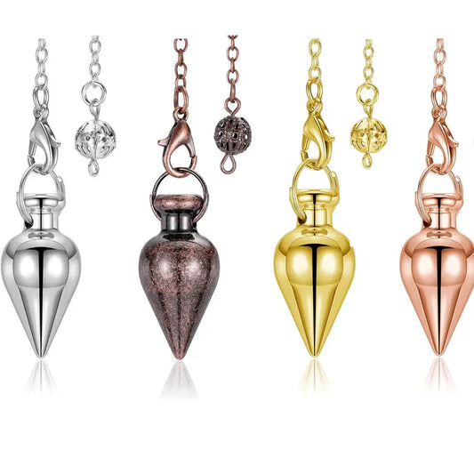 Copper Metal Dowsing Pendulum – Energy Pendulum for Divination & Healing